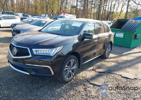 2019 Acura Mdx Tech Pkg из США, поврежденный, VIN 5J8YD3H58KL012747